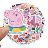 3 x Brand New CHUANGOU 100pcs Cute Little Pig Stickers Girl Stickers Waterproof, for Water Bottles Laptop Skateboard Car Motorcycle Bicycle PS4 Suitcase Snowboard iPhone - RRP €27.18