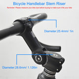 1 x RAW Customer Returns Bicycle Stems Riser Bicycle Handlebar Stem 60 Adjustable for 25.4mm Stem Mountain Bikes Road Bikes Cycling BMX MTB 110mm - RRP €19.45