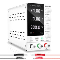 1 x RAW Customer Returns RUZIZAO Laboratory Power Supply 30V 10A Adjustable Laboratory Power Supply Variables Laboratory DC Power Supplies Switching Power Supply Regulated High Precision 4-digit LED Display 5V 2A USB Port - RRP €65.99