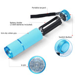 1 x RAW Customer Returns Joycabin 8 Mini LED Flashlight for Kids, Small Aluminum LED Torch with Lanyard and 24 AAA Batteries, Night Flashlight for Camping, Hiking, Emergency, Holiday Gifts - RRP €22.8