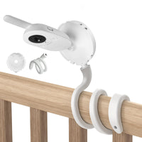 1 x RAW Customer Returns BECEMURU Versatile Flexible Rotating Mount with 1 4 Screw Connection Dock Compatible with Philips Avent SCD843 26, SCD833 26, SCD630 26 Video Baby Monitor, Video Baby Monitor Camera Mount Bracket Stand - RRP €17.99