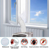 1 x RAW Customer Returns MOEGFY 500CM window seal for mobile air conditioners, air conditioning systems, tumble dryers, exhaust air dryers, hot air stop for attaching to windows, skylights, casement windows, window seal air conditioning - RRP €21.44