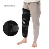 1 x RAW Customer Returns Knee Immobilizer, Adjustable Knee Immobilizer Lightweight Steel Sheet Knee Support Leg Stabilizer Support with Splint for Arthritis, ACL, PCL, S  - RRP €36.77