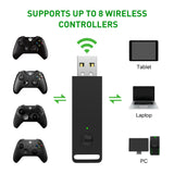 1 x RAW Customer Returns NOPWOK Xbox Wireless Adapter for PC Windows 10 8.1 8 7 and Headset, Wireless Adapter Compatible with Xbox Controller - RRP €22.99