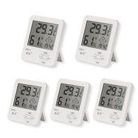 1 x RAW Customer Returns Kikuo 5 Pack Digital Thermometer Hygrometer Indoor, Room Thermometer Temperature and Humidity Meter with Data Storage, High Accuracy Room Thermometer for Baby Room Senior Room Greenhouse - RRP €26.4