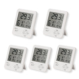 1 x RAW Customer Returns Kikuo 5 Pack Digital Thermometer Hygrometer Indoor, Room Thermometer Temperature and Humidity Meter with Data Storage, High Accuracy Room Thermometer for Baby Room Senior Room Greenhouse - RRP €26.4