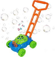 1 x RAW Customer Returns Soap bubble machine children s toy, children s lawn mower with noise, bubble machine garden toy, children s lawn mower outdoor toy - RRP €20.16