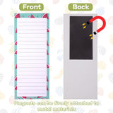 1 x Brand New Magnetic Notepads - Vaktop 100 Sheets Refrigerator Shopping List Pad, Shopping List Block Magnet, To-Do List, Magnetic Block Refrigerator for Reminders Message Labels Calendar 9 x 20 cm  - RRP €20.4