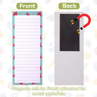 2 x Brand New Magnetic Notepads - Vaktop 100 Sheets Refrigerator Shopping List Pad, Shopping List Block Magnet, To-Do List, Magnetic Block Refrigerator for Reminders Message Labels Calendar 9 x 20 cm  - RRP €40.8