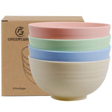 1 x RAW Customer Returns Greentainer 24 OZ bowl cereal bowls salad bowls set of 4 710ml Fruit bowl, soup bowl for children and adults Lightweight shatterproof Dishwasher and microwave safe - RRP €17.99