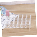 1 x Brand New minkissy Clear Acrylic Makeup Organizer Set of 3, Clear Lip Gloss Organizer, Lipstick Organizer, Clear Acrylic Makeup Display Holder - RRP €19.2