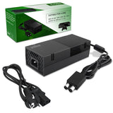 1 x RAW Customer Returns Xbox One Power Supply Brick, Xbox Power Supply Brick AC Charger for Xbox One Console Replacement Kit Power Supplies Brick EU Charging Cable, 100-240V Improved Quiet Version  - RRP €33.07