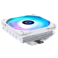 1 x RAW Customer Returns Thermalright AXP120-X67 WHITE ARGB Low Profile CPU Air Cooler with Right 120mm TL-C12015W-S PWM Fan, 6 Heatpipes, 67mm Height, for AMD AM4 AM5 Intel LGA 1700 1150 1151 1155 1156 1200 2011 - RRP €35.2