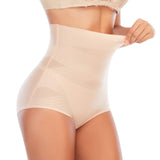 1 x RAW Customer Returns YARRCO Tummy Control Underwear Women s Bodice Briefs Shapewear High Waist Body Shaper Underwear Beige Briefs, M  - RRP €20.16