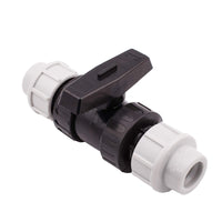 1 x Brand New HYDROBIL MDPE fitting for water pipes, socket 40mm x 40mm with ball valve, for MDPE plastic pipes, 16 bar, max. temp. 45 C, compression fittings - RRP €24.0