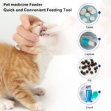 41 x Brand New Rakiuty Cat Tablet Feeder, Pet Tablet Divider, Pet Pusher Tablet Dispenser for Cats, Small Dogs Blue  - RRP €836.4