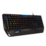 1 x RAW Customer Returns Logitech G910 Orion Spectrum mechanical gaming keyboard, tactile Romer-G switches, RGB lighting, 9 programmable G-keys, anti-ghosting, ARX second screen feature, US QWERTY layout - black - RRP €136.08