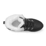 1 x RAW Customer Returns NORTIV8 Snow Boots Women s Winter Boots with Laces for Women Waterproof Faux Fur Lining Non-Slip Sole Boots BLACK SNSB229W-E Size 40 EUR  - RRP €39.78