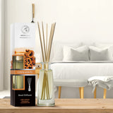 1 x RAW Customer Returns Room Fragrance Reed Diffuser Cinnamon 100ml with Rattan Sticks - Natural Essential Oil Cinnamon - Intensive Long-lasting Room Fragrances - for Room - Spa - Restaurant - RRP €13.61