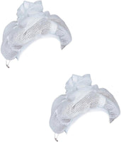 33 x Brand New LuGirlre Net Plopping Cap for Curly Hair Drying caps for curly hair Hairnet plopping hood with adjustable drawstring Net Plopping Cap for Drying Curly Hair-white - RRP €265.65