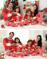 1 x RAW Customer Returns Christmas pajamas family set, red reindeer Christmas pajamas men, Christmas pajamas couples, matching pjs couple, family Christmas pajamas set, Christmas pajamas family set, pajamas Christmas men-L - RRP €25.96