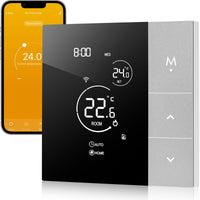 1 x RAW Customer Returns Beok Thermostat Underfloor Heating Smart, WiFi Room Thermostat Digital for Water Underfloor Heating WiFi Heating Thermostat Programmable, Compatible with Tuya Smart Life Google Home Alexa 3A TGP508WIFI-WP - RRP €44.36