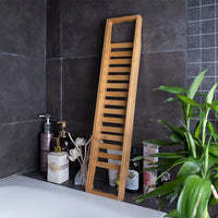 1 x RAW Customer Returns Bathtub table - Bathtub tray - Bathroom tray - Bamboo bathtub tray - Wooden bathtub tray - Bathtub tray - Bathtub table - Bathtub support - Bathtub table - Bathtub table - RRP €27.49