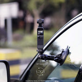 1 x RAW Customer Returns MAXCAM Suction Cup Compatible for DJI Pocket 2, Car Windshield Window Vehicle Boat Camera Holder for DJI Pocket 2 Suction Cup Mount Windshield Mount - RRP €19.99