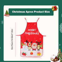 16 x Brand New Butyeak Santa Claus Apron, Adult Christmas Cooking Apron, Christmas Kitchen Baking Aprons, Christmas Apron, Christmas Kitchen Apron, Christmas Party Kitchen Cooking Baking Decor Unisex 50x70cm - RRP €102.56