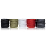 1 x RAW Customer Returns West Coast Paracord Variety Supplies Type III 550 Paracord Box Set - 100 Foot Spool with 5 Colors Iron  - RRP €47.03