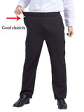 1 x RAW Customer Returns Nanxson men s chef s trousers, work trousers, elastic waist, trousers with drawstring CFM2004 - RRP €25.06