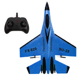 1 x RAW Customer Returns RC Airplane, SU-35 Remote Control Airplane 2.4GHz RC Airplane RTF Remote Control Airplane Glider Easy to Fly for Beginners Adults Kids - RRP €53.53