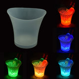 1 x RAW Customer Returns 5l Cube, Colorful LED Light Ice Cube Champagne, Color Can Be Configured, Graded Colores, Color Shifter, Cubes for Bottles - RRP €38.56