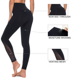 1 x RAW Customer Returns Persit Yoga Leggings Women s Sports Pants Yoga Pants Sports Leggings Tights for Women, 38 M , Black - RRP €21.26