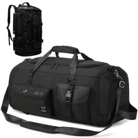 1 x RAW Customer Returns Suweir travel bag large women men 65L sports bag with shoe compartment and wet dry compartment large capacity travel bag swimming bag overnight bag for travel, sports, fitness black  - RRP €37.2