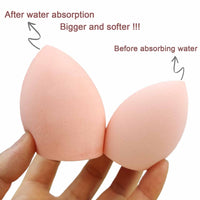 1 x RAW Customer Returns Makeup Sponges, 8 Pack Foundation Various Shapes High Quality Fine Sponge Wet and Dry Latex Free Suitable for Foundation, Blush, BB Cream, Sunscreen Pink Clear Box  - RRP €10.07