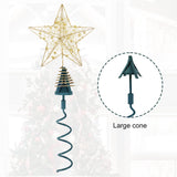 4 x Brand New Christmas tree topper holder, universally rotatable holder for tree topper plastic with adjustable fastening for stabilizing and supporting treetop decorations, suitable for all types of treetops - RRP €79.12