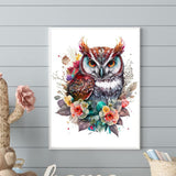 6 x Brand New ACUYE 5D DIY Diamond Painting Owl Set for Adults, Animals Owl Diamond Painting 30 x 40 CM Full Drill Owls Decoration Crafts Adults - RRP €54.36