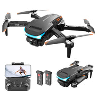 1 x RAW Customer Returns Drone with camera HD 1080P, FPV WiFi live transmission drone for children beginners, 2 batteries long flight time, trajectory flight, obstacle avoidance, one key start landing, headless mode - RRP €37.46