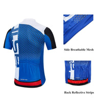 1 x RAW Customer Returns PSPORT Men s Cycling Jersey Set, Summer Boys Bib Shorts Suits Mountain Bike Cycling Clothing Set Cycling Riding Jerseys Breathable - RRP €48.38