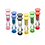 1 x RAW Customer Returns BGHK 12 Pieces Hourglass for Children Timer Colored Hourglass Set 30sec 1min 2min 3min 5min 10min Small Timer, Suitable for School, Home Decoration Game Props, Colorful, CFSL-1 - RRP €11.59