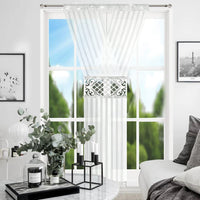 2 x RAW Customer Returns Flying Curtains Long Curtain Panel with Zirconia Embroidery Lace Decorative Curtain Panel for Living Room Bedroom Window Curtain Sheer Curtains Modern Home Decor Decoration 120x250 cm White - RRP €48.2