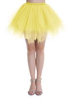 1 x RAW Customer Returns Dressystar Women s Short Tulle Skirt Petticoats Underskirt Rockabilly Tutu Tulle Dance Dress Ballet Skirt Yellow M - RRP €20.16