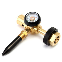 1 x RAW Customer Returns MASUNN Helium Latex Inflation Air Regulator with Gauge for Tank Valve W 21.8-14 - RRP €40.24