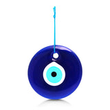 1 x RAW Customer Returns MYSTIC JEWELS crystal against the evil eye, blue and white, large Turkish eye, approx. 12 cm, with hole, lucky charm to hang on the wall classic  - RRP €15.12