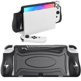 1 x RAW Customer Returns HEIYING Switch OLED Case for Nintendo Switch OLED, Dockable Case Compatible with Nintendo Switch OLED and Ergonomic TPU Grip Case for Joy-Con Controller Black  - RRP €20.4