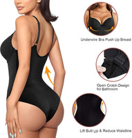 1 x RAW Customer Returns KUMAYES Women s Body Shaper Slimming Slimming Shaping Corset Shaping Underwear Open Bust Shapewear Black, M  - RRP €26.99