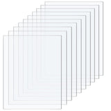 1 x RAW Customer Returns Taiyeestar 10-pack professional set of ultra clear acrylic glass plates 15 x 20 cm , 1 mm acrylic plates, transparent acrylic plates, acrylic glass plates for photo frames, project exhibitions, paintings, table stands - RRP €12.1