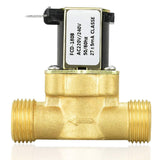 1 x RAW Customer Returns KLYNGTSK 1 2 Solenoid Valve AC 220V 240V Electronic Solenoid Valve Brass Water Valve Normally Closed Solenoid Valve Magnetic Water Valve Direct Operated Valve for Water Control - RRP €15.11