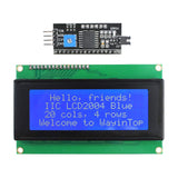 1 x RAW Customer Returns WayinTop 20x4 2004 LCD Display Character Screen with TWI IIC I2C LCD Interface Adapter Blue 2004  - RRP €9.99